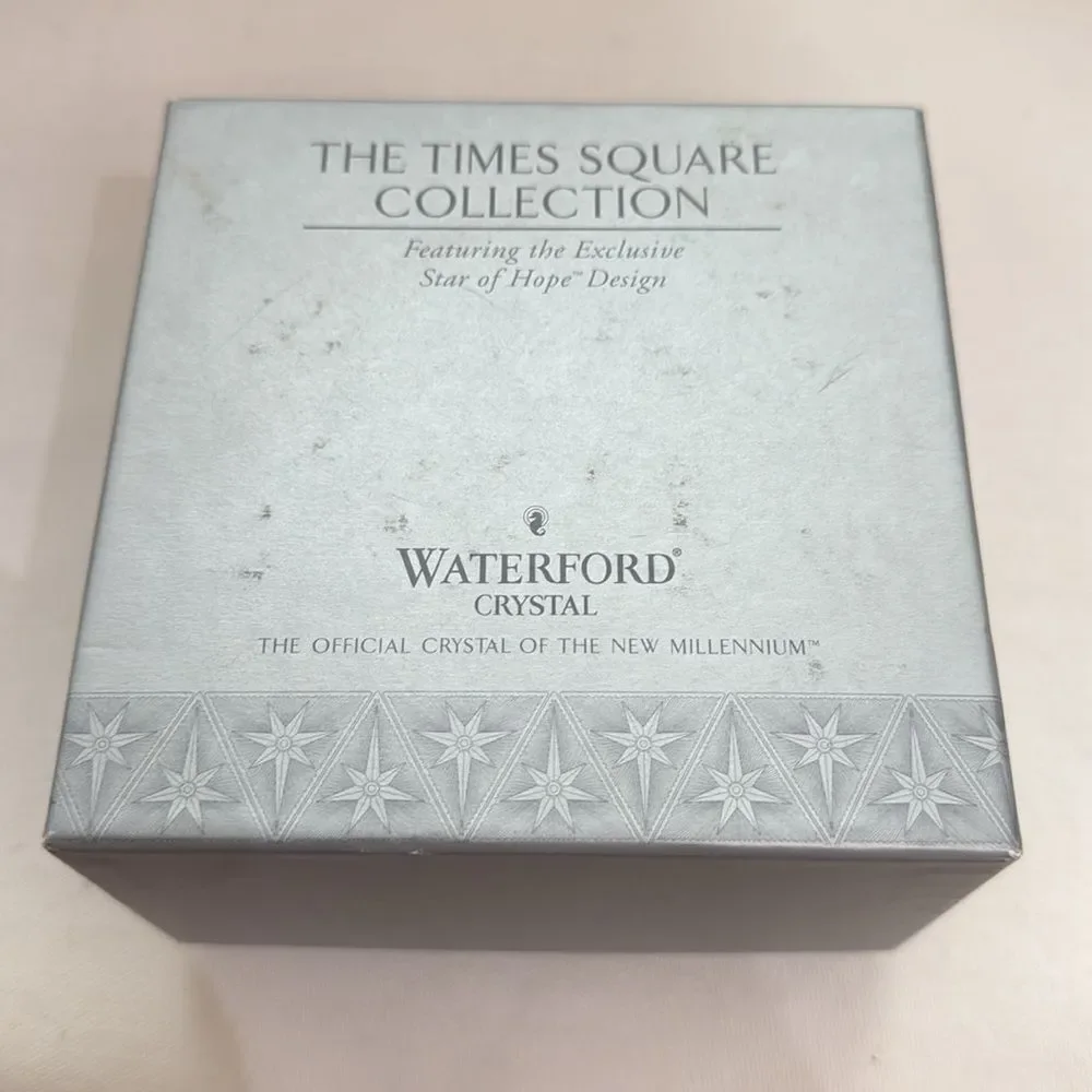 Waterford Times Square Limited Edition Crystal Ornament Star of‎ Hope 2000